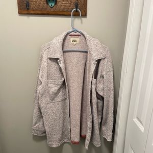 Madewell Fleece-Sweater Shacket